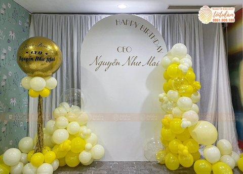 TRANG TRÍ SINH NHẬT TRỌN GÓI CHO NGƯỜI LỚN- SINH NHẬT SẾP TT042