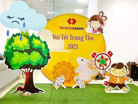 TRANG TRÍ TRỌN GÓI TRUNG THU, TRANG TRÍ TIỂU CẢNH, PHOTOBOOTH MẪU 5