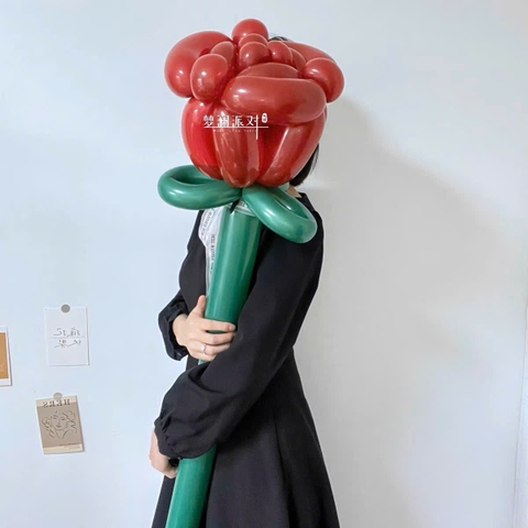 HOA BÓNG NGHỆ THUẬT- BÔNG HỒNG LỚN - QUÀ TẶNG 20/10