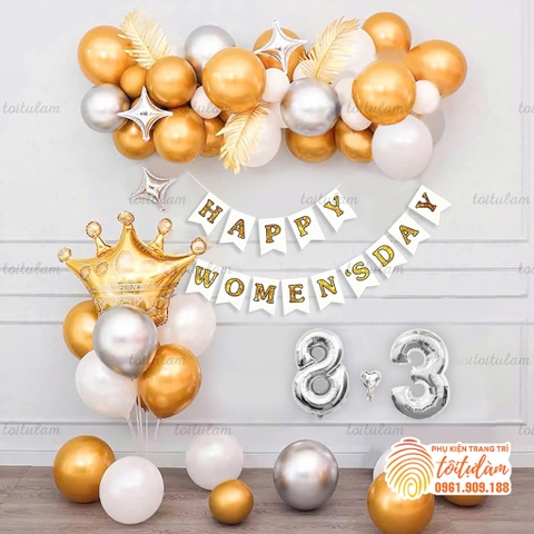 SET BÓNG TRANG TRÍ NGÀY PHỤ NỮ VIỆT NAM 20/10 VÀ 8/3 SD-DL028