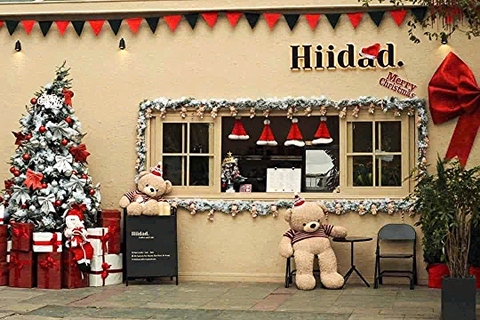 TRANG TRÍ CỬA SỔ GIÁNG SINH ĐƠN GIẢN