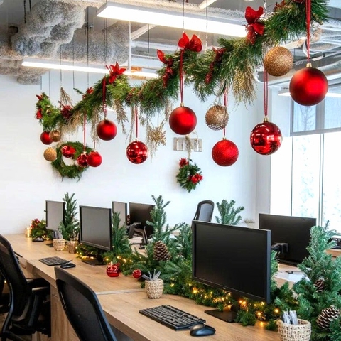 TRANG TRÍ GIÁNG SINH VĂN PHÒNG