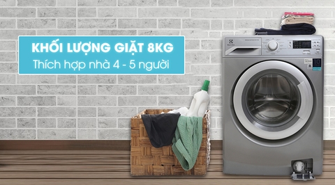 Lựa chọn máy giặt thông minh bao nhiêu kí để phù hợp với lượng quần áo nhà bạn?
