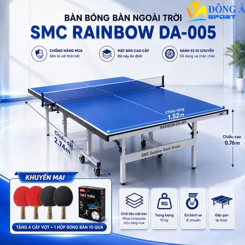 Bàn bóng bàn ngoài trời tiêu chuẩn DA-005