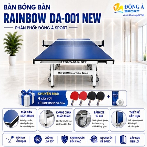 Bàn bóng bàn nhập khẩu DA-001 New