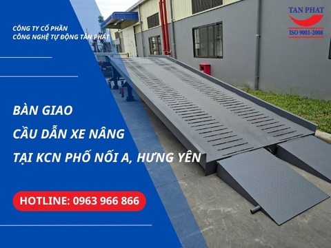 Cầu Dẫn Xe Nâng Tại KCN Phố Nối A, Hưng Yên