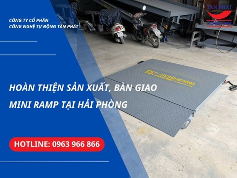Hoàn Thiện Sản Xuất, Bàn Giao Mini Ramp Tại Hải Phòng