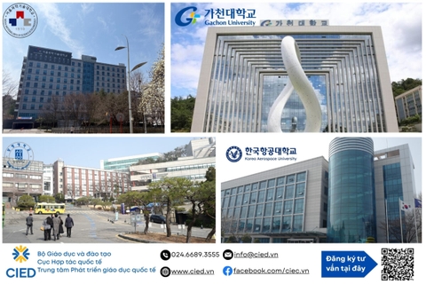 Thông báo tuyển sinh Chương trình học bổng đi học đại học và sau đại học tại Hàn Quốc năm 2026