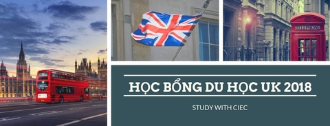 Tổng hợp 1 số học bổng UK lên tới 50% cho kì tháng 9/2018