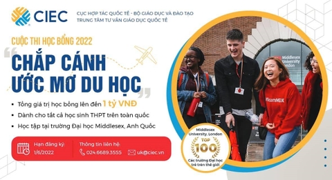 Cuộc thi Học bổng “CIEC - Chắp cánh ước mơ du học”