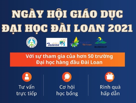 Lịch trình Ngày hội Giáo dục Đại học Đài Loan 2021