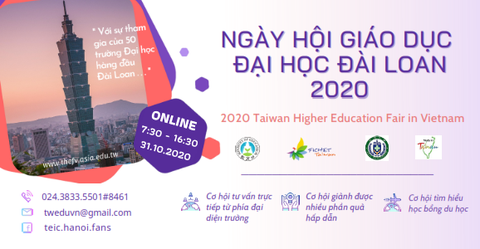 Agenda Ngày hội Giáo dục Đài Loan 2020