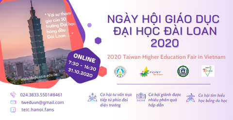 Ngày hội Giáo dục Đại học Đài Loan năm 2020