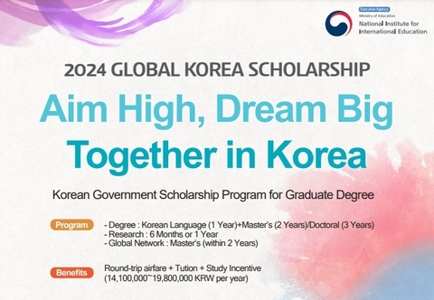 Thông tin tuyển sinh học bổng toàn phần chính phủ Hàn Quốc GKS-G bậc sau đại học năm 2024