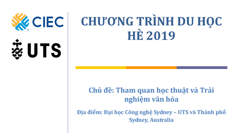 Thông báo chương trình du học hè tại Úc năm 2019: tham quan học thuật và trải nghiệm văn hóa