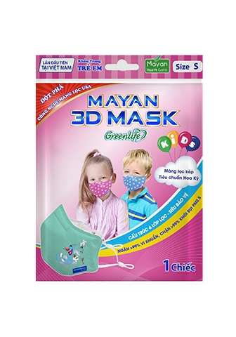 Khẩu trang trẻ em  Mayan 3D Mask Kids