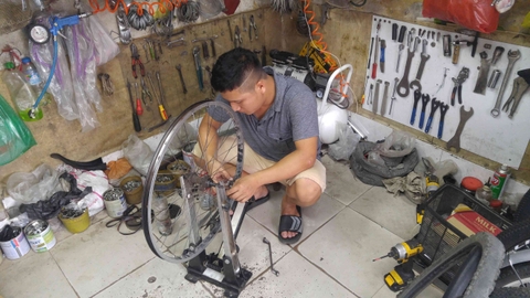 Dịch vụ sửa chữa xe đạp tại xe đạp Khánh Hương