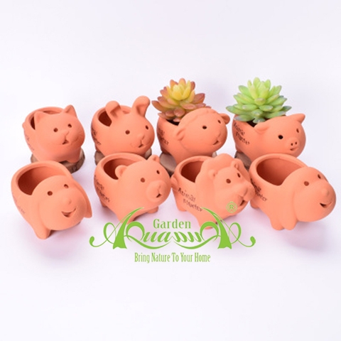 Gốm Thú Đất Nung - Gốm AquaGarden