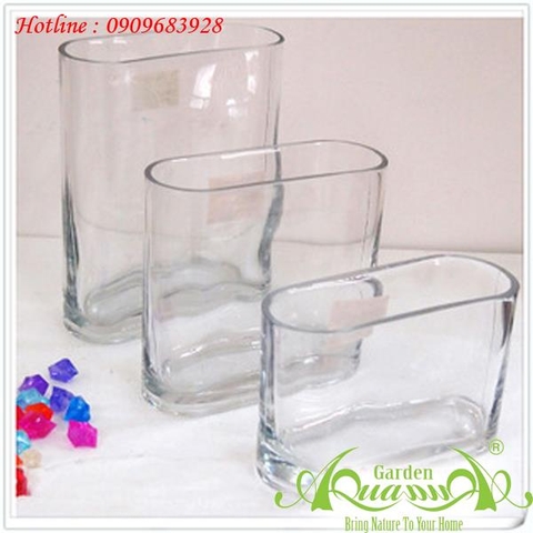 Chữ Nhật Cạnh Bo Tròn - Thủy Tinh AquaGarden