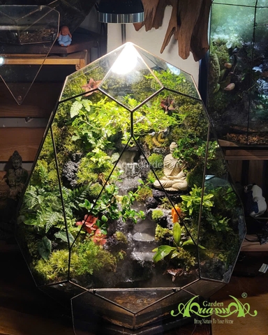 Terrarium 393 - Long Tịnh Đàm - Terrarium thác nước AquaGarden