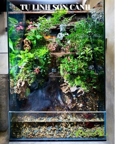 Hồ bán cạn - Tụ Linh Sơn Cảnh – Tiểu cảnh Phật giữa núi rừng an nhiên