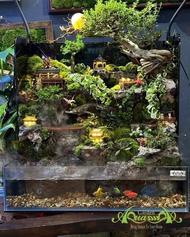 Hồ bán cạn - Trăng vàng cổ trấn