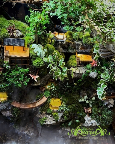 Hồ bán cạn - Trăng vàng cổ trấn