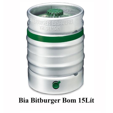 Bia Bitburger Bom 15 lít