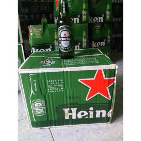 Bia Heineken Hà Lan chai 500ml