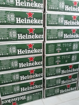 Bia Heineken Hà Lan lon 330ml