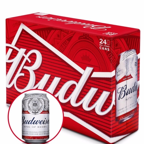 Bia Budweiser lon 330ml