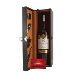 Vang Chateau Dalat Signature Shiraz 750ml- Kèm hộp da đơn và phụ kiện