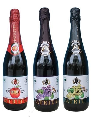 Patritti Sparkling Juice - Nho đỏ