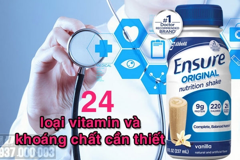 Sữa Ensure nước hương Vani