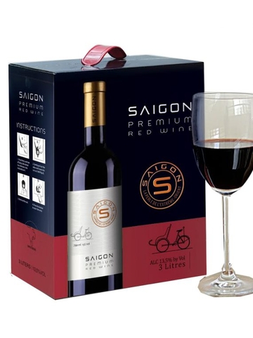 Rượu Vang Sài Gòn Premium đỏ 3L