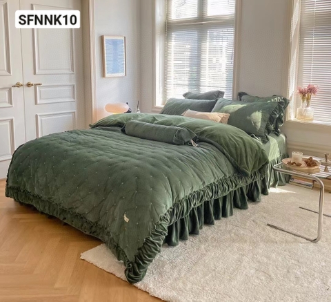 Full set nỉ nhung bèo Hàn Quốc - SFNNK10
