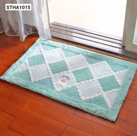 Thảm để cửa Hàn Quốc (xanh ngọc) - Mã: STHA1015