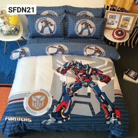 Bộ chăn ga cotton Disney (người máy xanh) - SFDN21