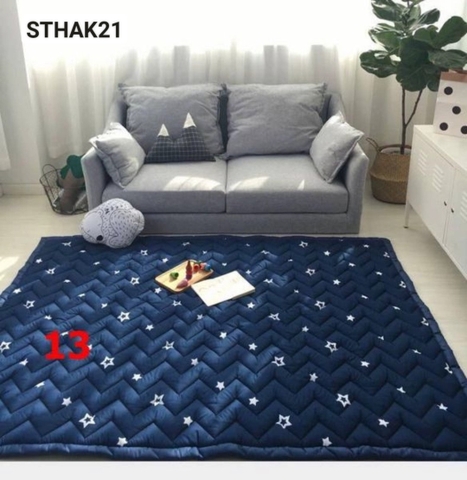 Thảm vải Hàn Quốc (sao xanh) - STHAK21
