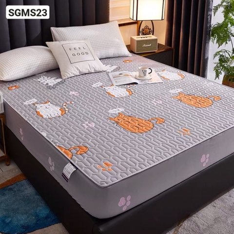 Ga chống thấm chần bông - mèo - SGMS23