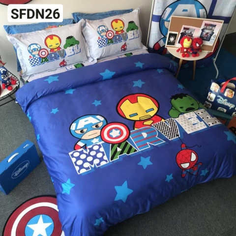 Chăn ga cotton disney (marvel) - SFDN26