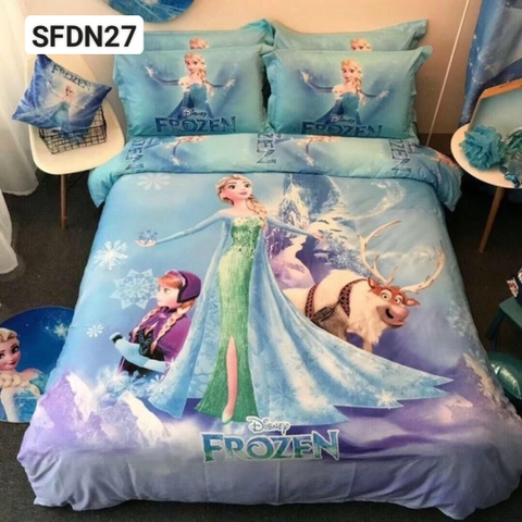 Chăn ga cotton disney (Frozen) - SFDN27