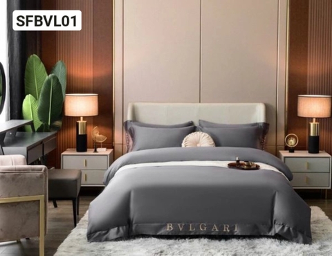Bộ chăn ga cao cấp BVLgari - SFBVL01