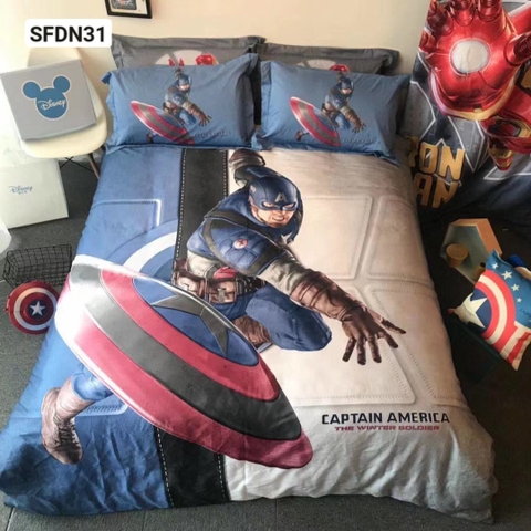 Chăn ga Disney - Captain America - SFDN31
