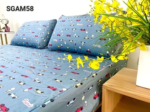 Bộ chăn ga gối may theo yêu cầu - SGAM58