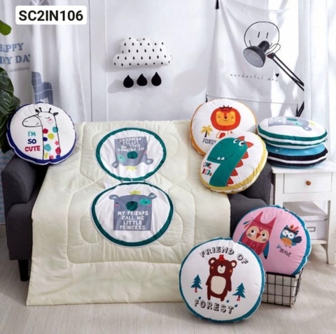 Chăn trẻ em 2 in 1 (cú) - SC2IN106