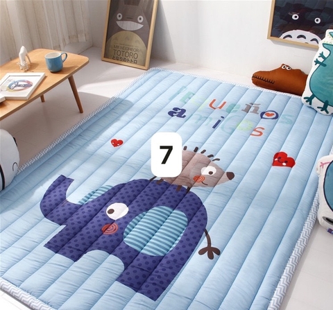 Thảm vải Hàn Quốc (Voi Xanh) - STHAK20