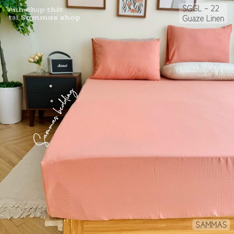 Set ga gối Linen - Orange - SGGL22
