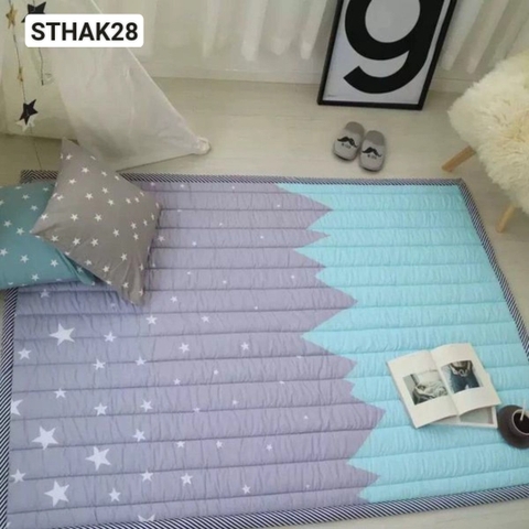 Thảm vải Hàn Quốc (sao xám - số 4) - STHAK28