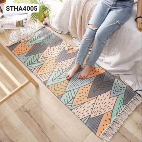 Thảm sợi cotton siêu thấm Hàn Quốc - Mã STHA4005